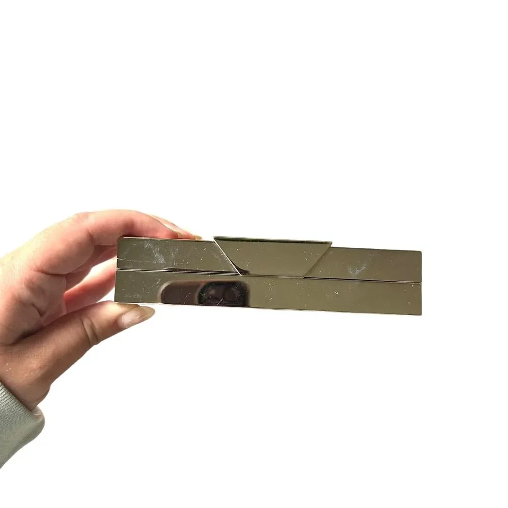 LEE SAVAGE Space Small Brass Clutch w BOX‎